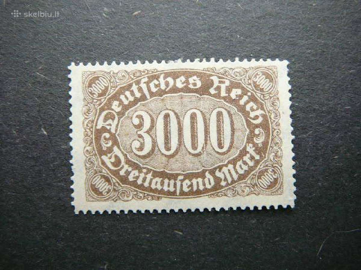 Standartai Vokietija 1923 (3000) vkt254sb