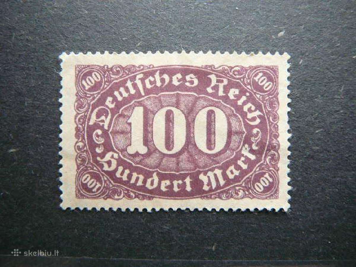 Standartai Vokietija 1922 (100) vkt219sb