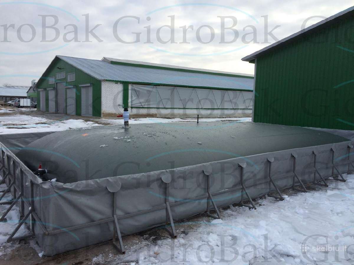 Lankstaus Pvc talpos skystoms trąšoms nuo 25 m3