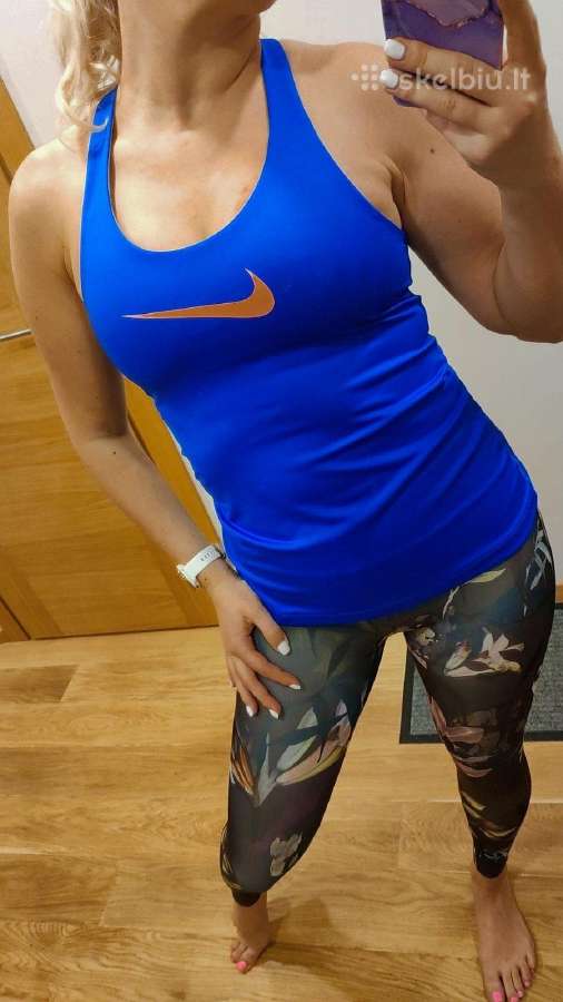 Nike nauja dri-fit sportinė maikutė moterims - nuotraukos Nr. 2