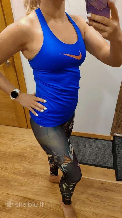 Nike nauja dri-fit sportinė maikutė moterims - nuotraukos Nr. 5