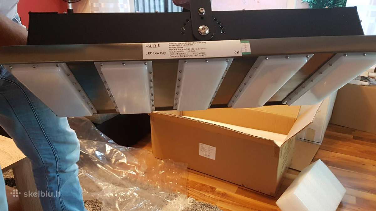 Naujos LED panelės. Sandėlio,angaro LED šviestuvai - nuotraukos Nr. 10