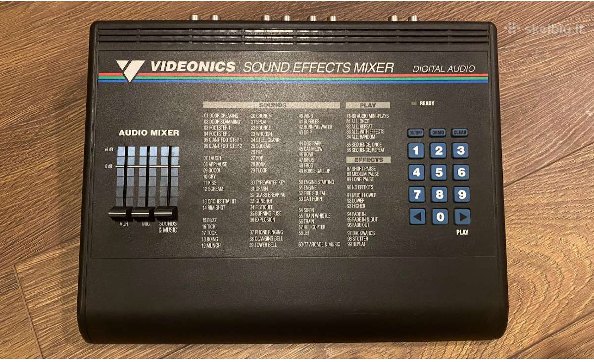 Parduodu Videonics Sound Effects Mixer