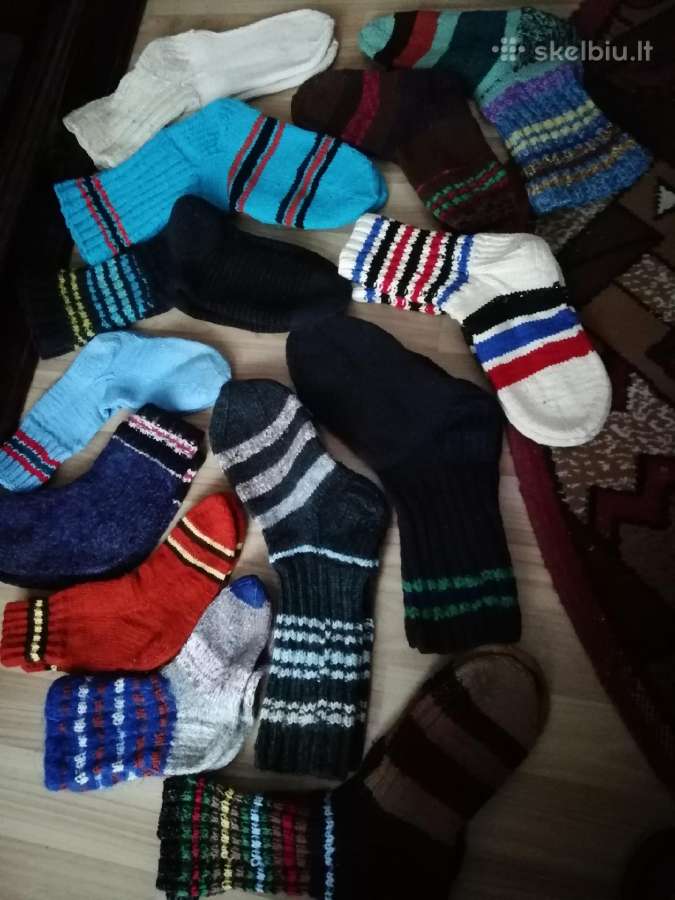 Megstos kojinės ir ilgos šiltos kojinės mot. - nuotraukos Nr. 2