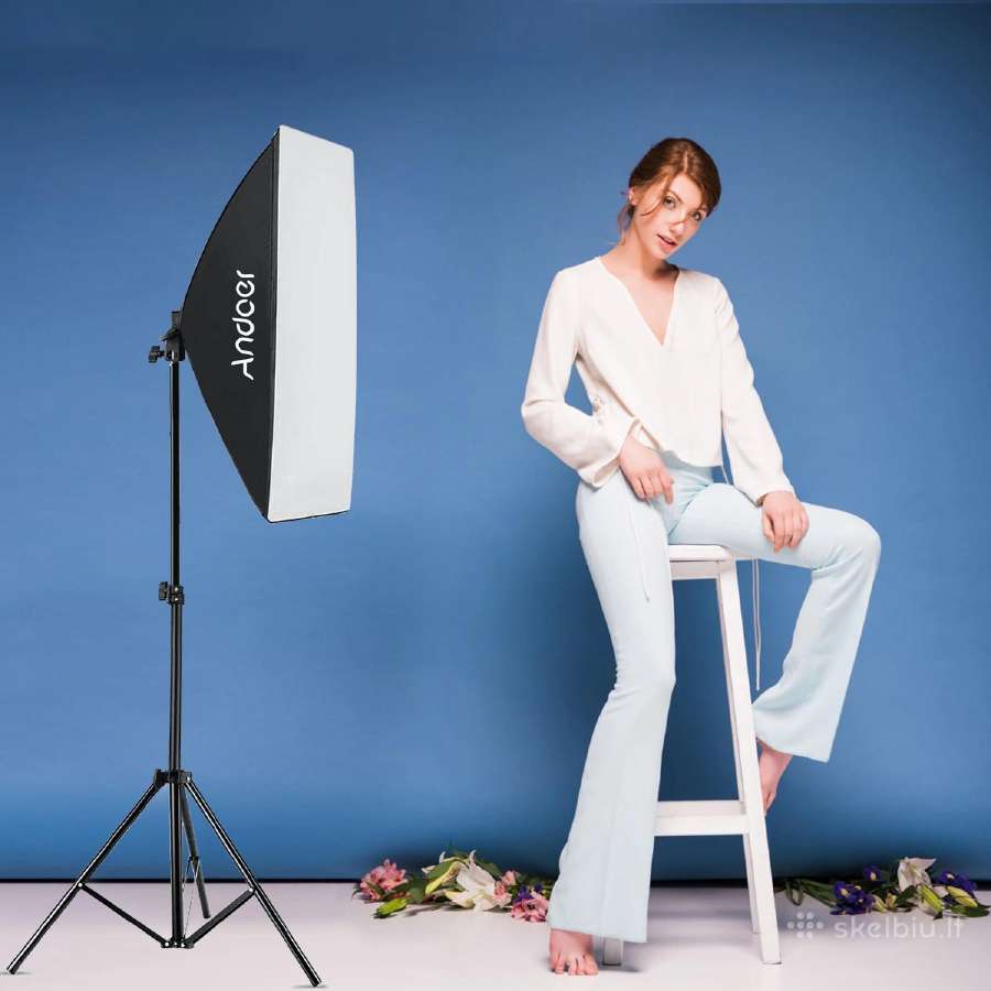 LED softbox valdomi pulteliu 2800-5700k - nuotraukos Nr. 5