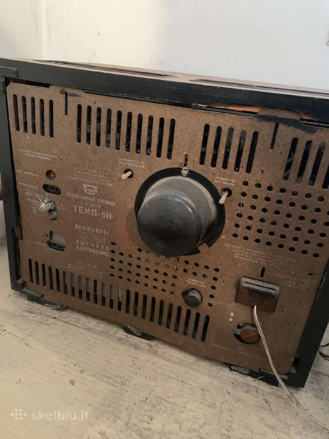 Temp-6 pirmasis lietuviškas televizorius - nuotraukos Nr. 2