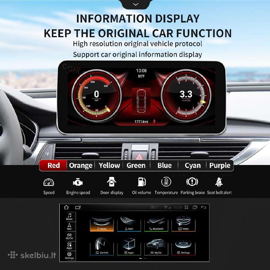 Parduodu Audi A7 android multimedija - nuotraukos Nr. 8