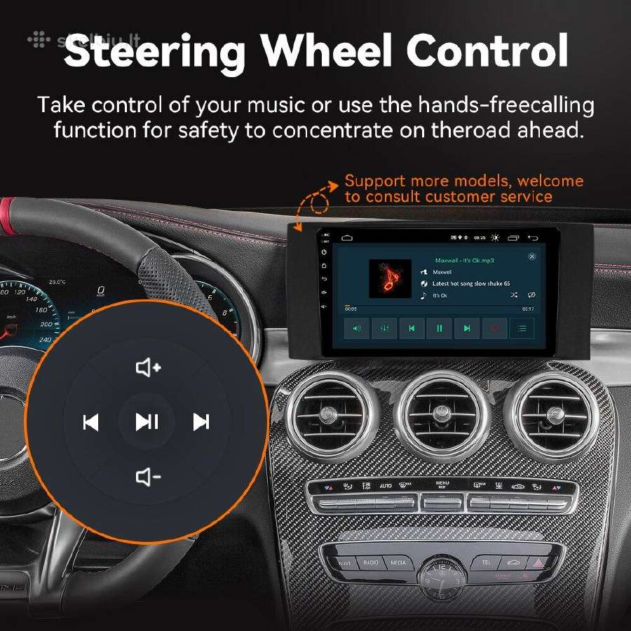 Bmw X3 2004 - 2012 android multimedija - nuotraukos Nr. 6