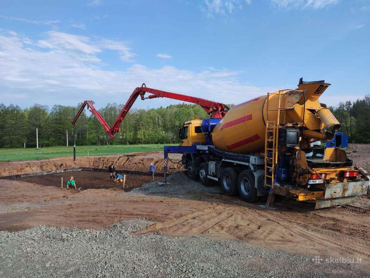 Betono siurblio 24m,26m,28m,31m,38m paslaugos - nuotraukos Nr. 12