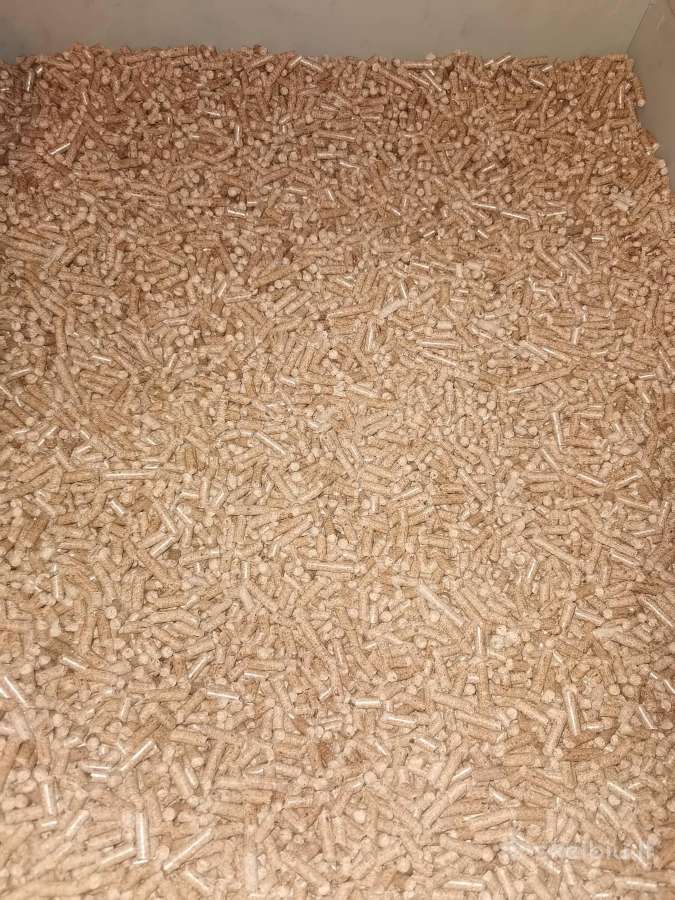 Medžio pjuvenų granulės 6mm - nuotraukos Nr. 4