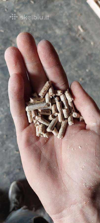 Medžio pjuvenų granulės 6mm - nuotraukos Nr. 7