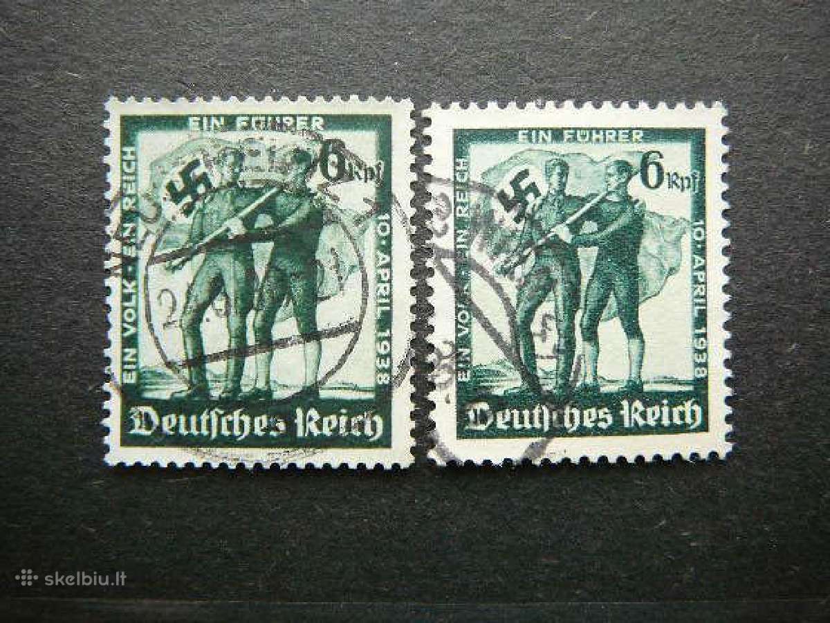 Austrijoje Vokietija 1938 vkt662/3a