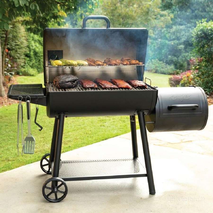 Nešiojama lauko kepsninė Char-griller Fire Box - nuotraukos Nr. 9
