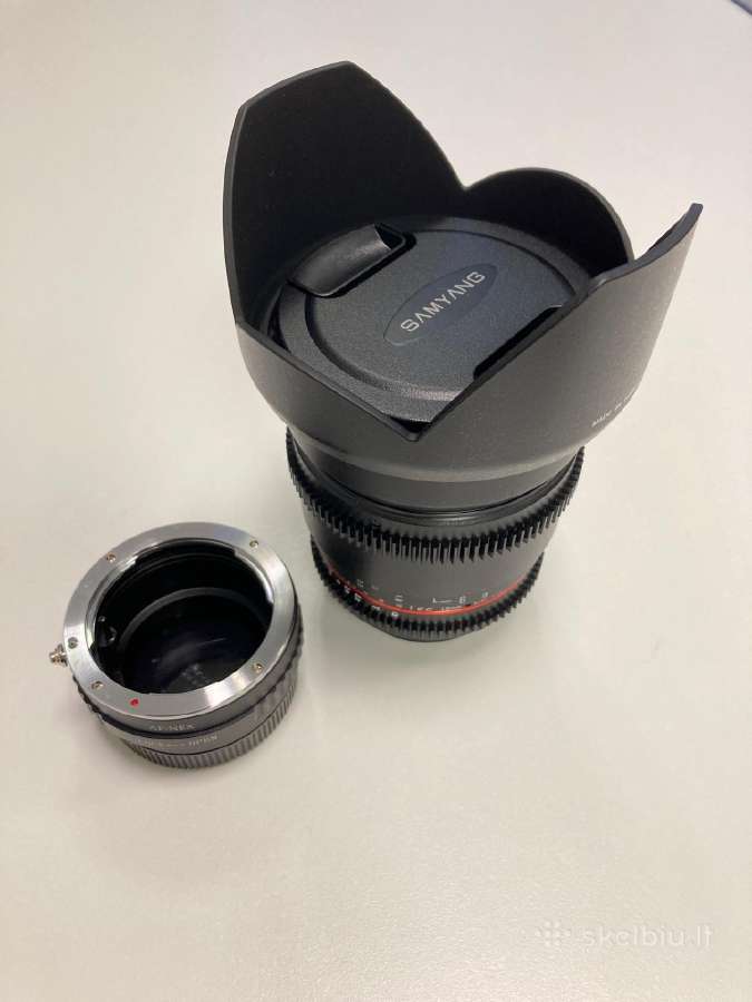 Samyang objektyvas 16mm T2.2 (f2.0) Ed As Umc Cs