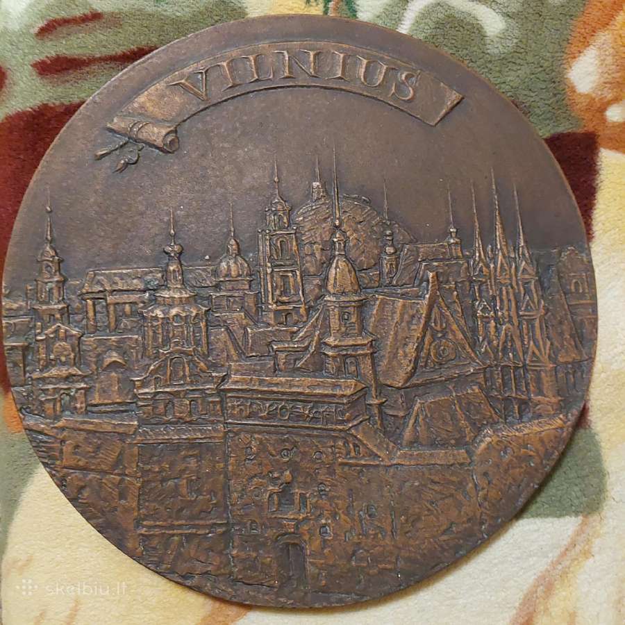 Parduodu bronzini sienos medali - nuotraukos Nr. 2