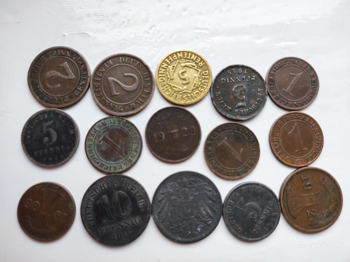 Vokietijos iki karinės monetos