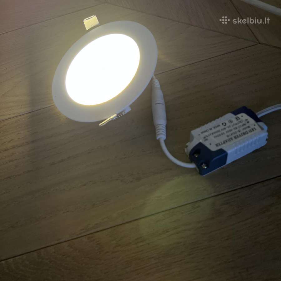 LED panelės 15w ir 9w, 3000k, 85-265v - nuotraukos Nr. 3