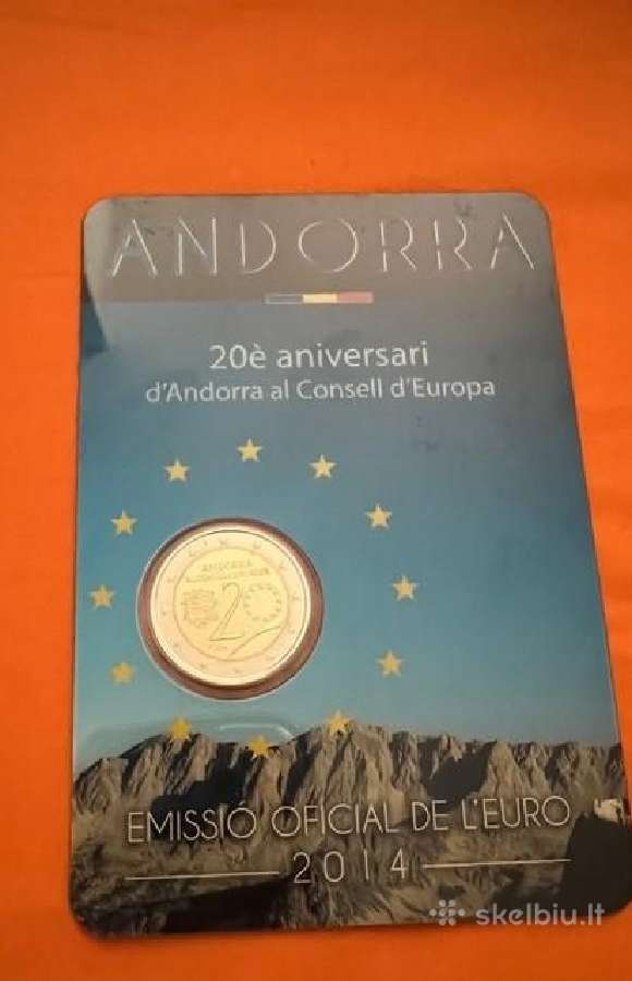 Andora 2014 2 eurų moneta