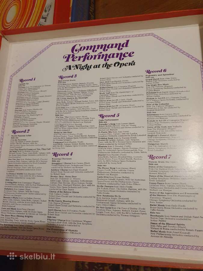 Opera. Praeito amžiaus vinilinės plokštelės - nuotraukos Nr. 2