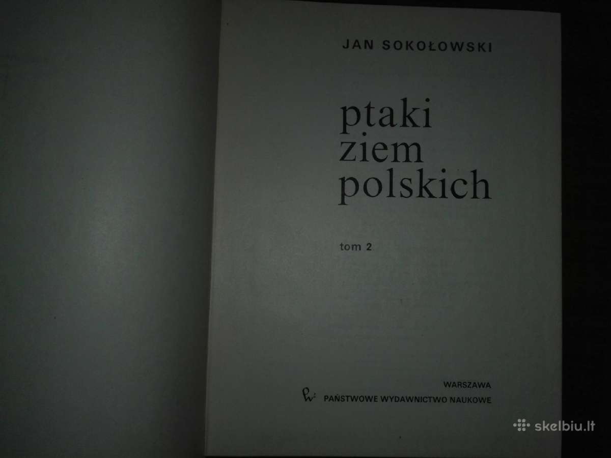 209. Ptaki Ziem Polski Sokolovski J. - nuotraukos Nr. 3