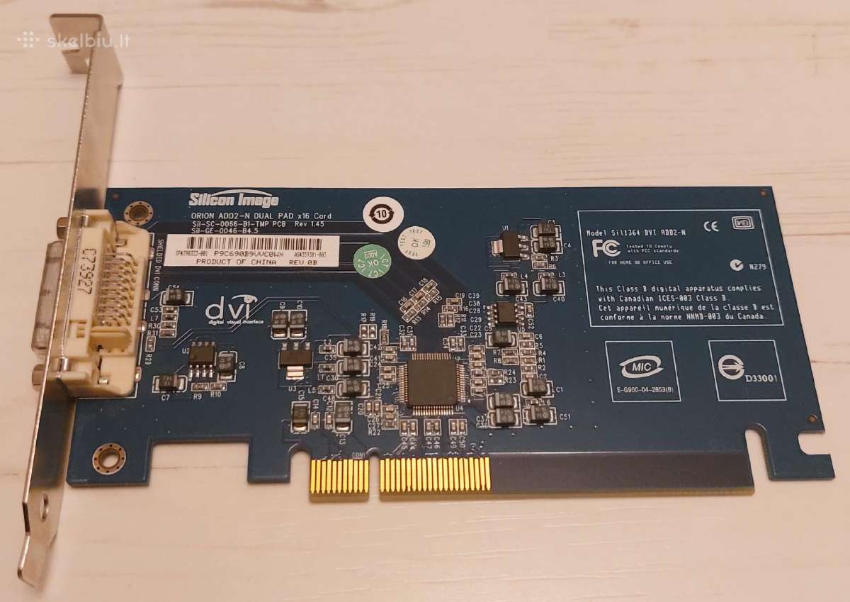Vaizdo plokštė Sil1364 Dvi Add2-n