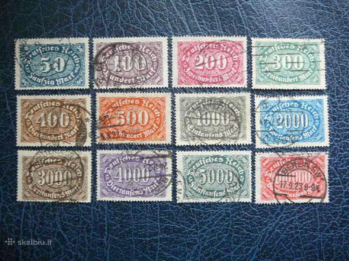 Standartai Vokietija 1923 antsp. wz2 vkt246/57a