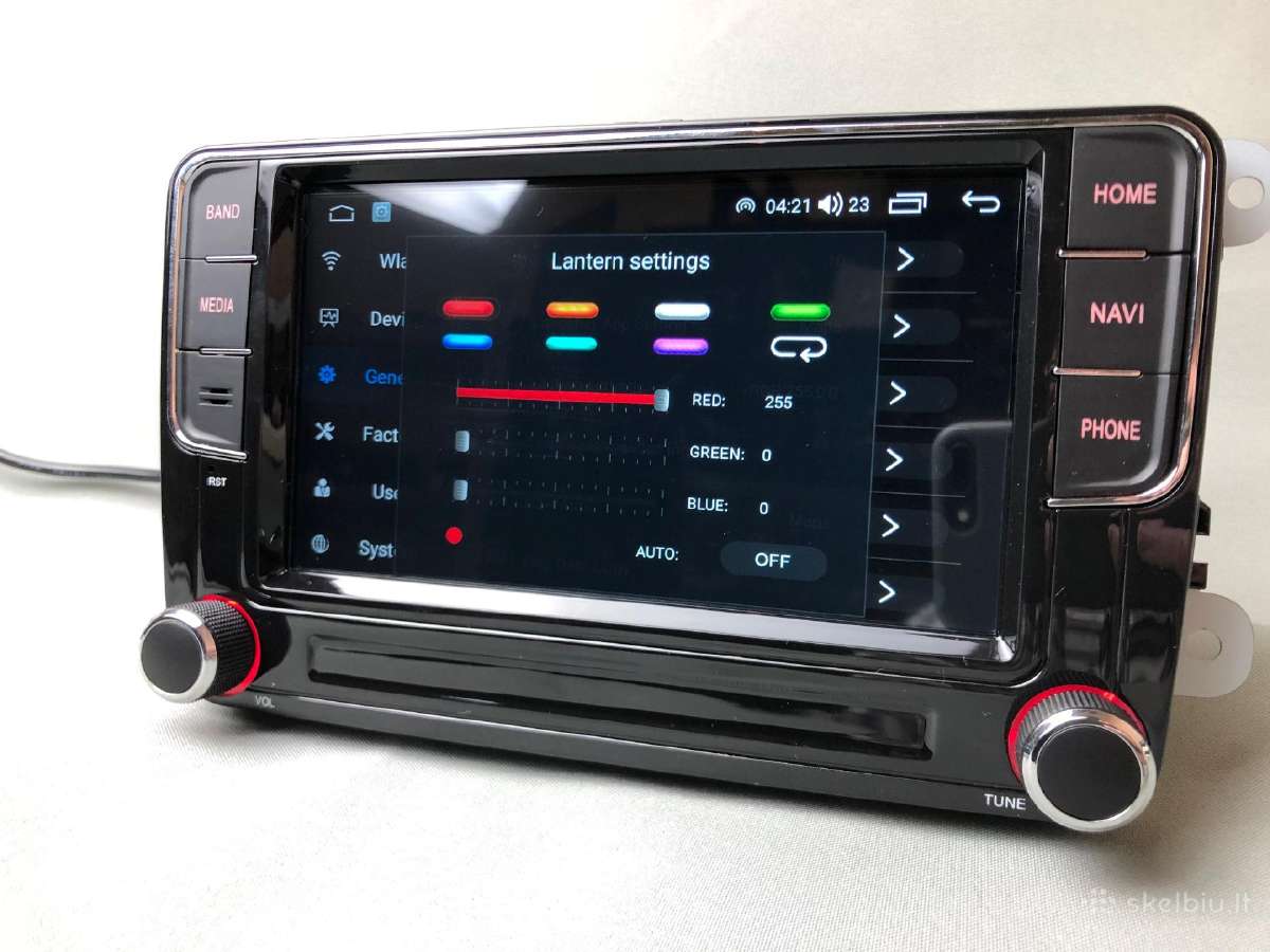 VW 7colių ekranas android 13 multimedija carplay - nuotraukos Nr. 12