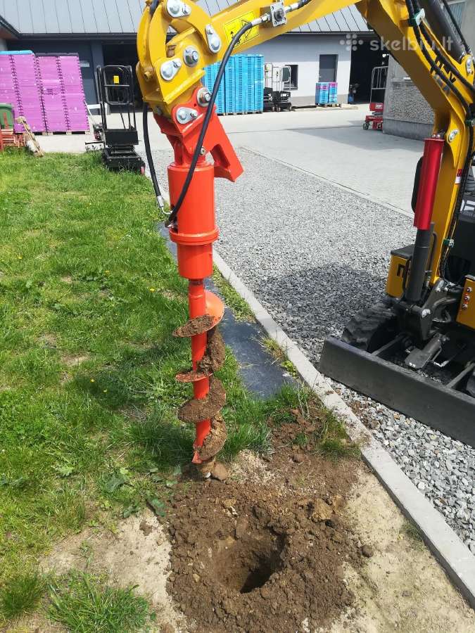 Mini ekskavatoriaus ir krautuvo nuoma be operatori - nuotraukos Nr. 22