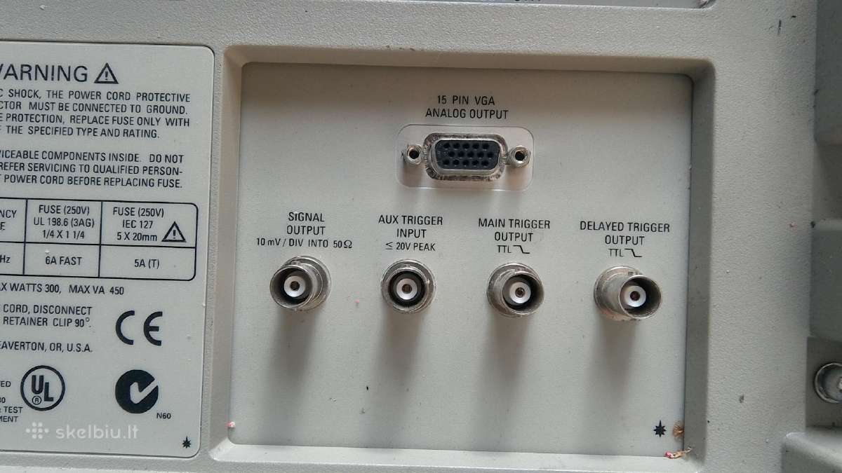 Tektronix Tds 520c osciloskopas - nuotraukos Nr. 4