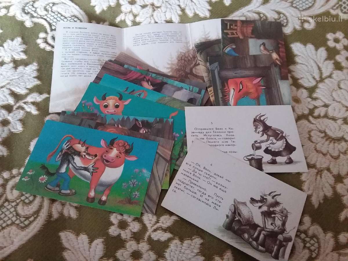 Pasaka vilkas ir veršiukas rusų kalba - nuotraukos Nr. 3