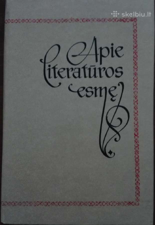 228. Apie Literatūros Esmę
