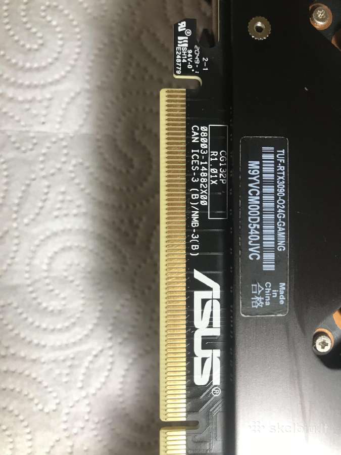 Vaizdo plokštė Asus Gamingtuf-rtx3090ti-o24gb Ddr6 - nuotraukos Nr. 2