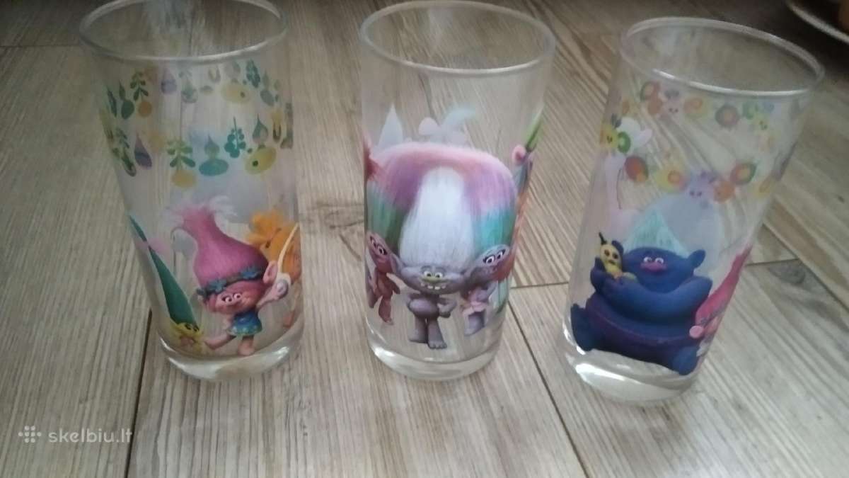Vaikiškos stiklinės