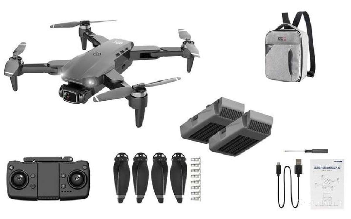 900pro dronas su dviejomis kameromis 4k, GPS ir Wi - nuotraukos Nr. 4