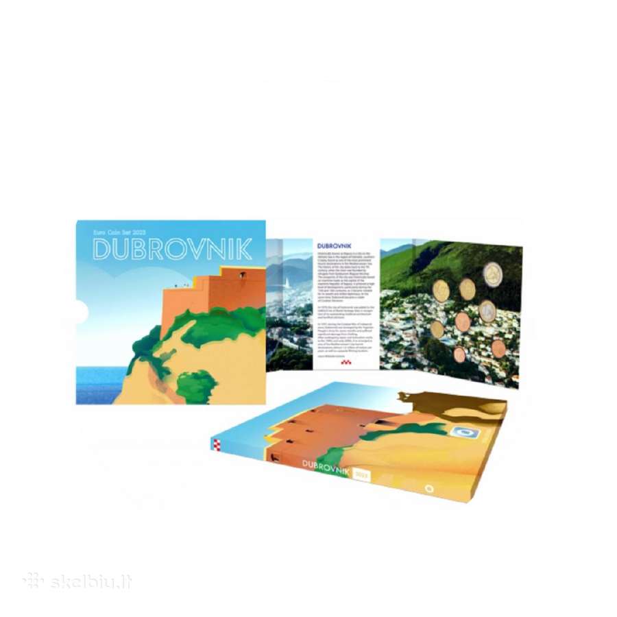 3.88 Eur apyvartinių monetų rinkinys Dubrovnikas,