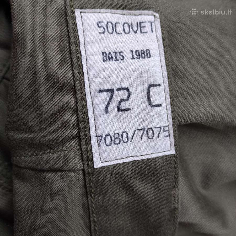 Vintažinės prancūziškos karinės kelnės Socovet Bai - nuotraukos Nr. 8