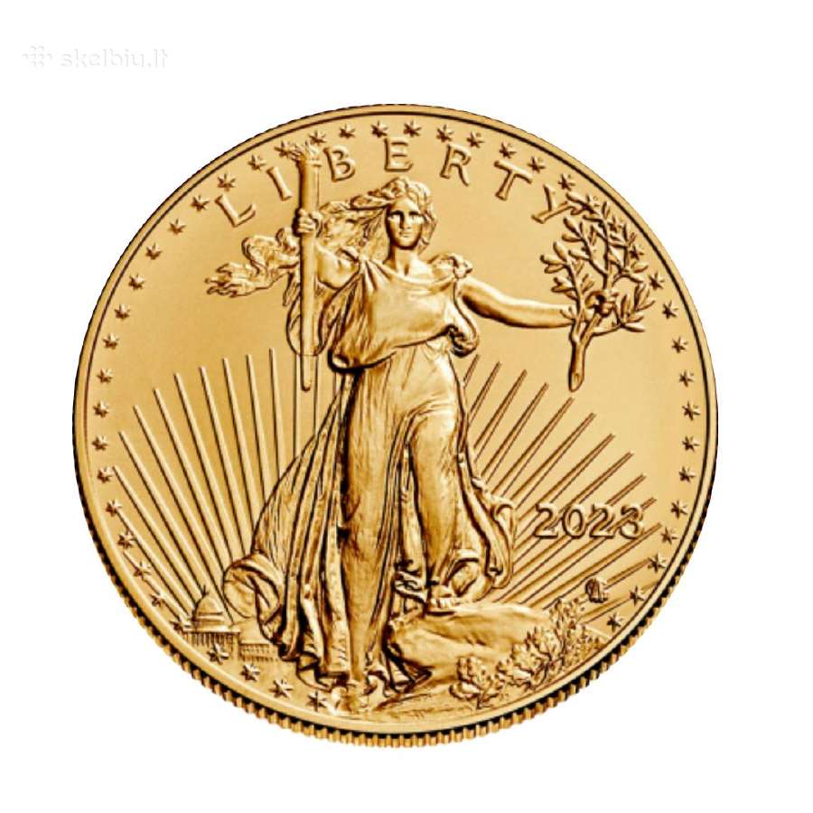1/2 oz auksinė moneta Amerikos Erelis, JAV 2023 - nuotraukos Nr. 2