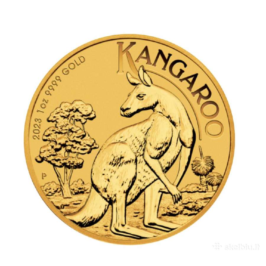 1 oz auksinė moneta Kengūra, Australija 2023