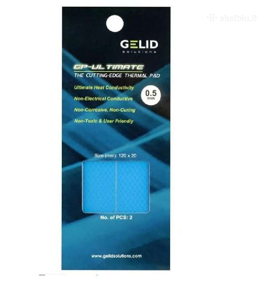 Termopasta, Gelid, 15w/mk, Laird 607, phase change