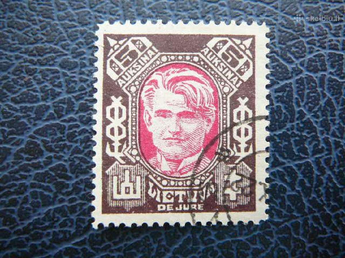 Lietuva 1922 De Jure K. Grinius antsp. lit134a