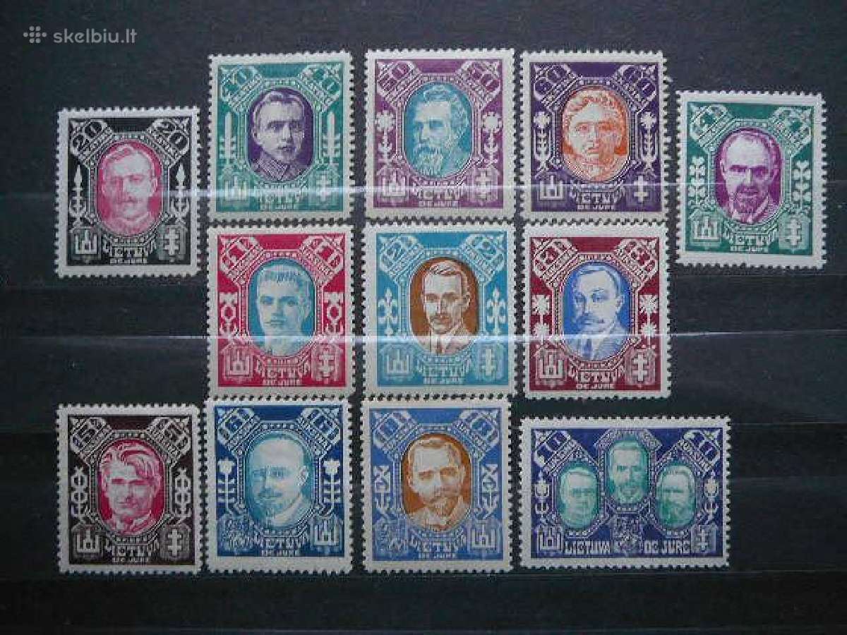 Lietuva 1922 De Jure svarus lit126/37s
