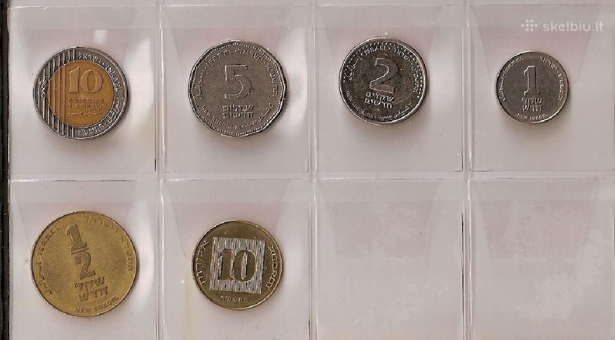 Izraelio 6 monetų rinkinukas