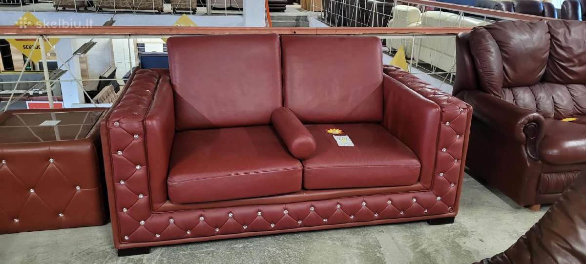Akcija ! Odine Sofa ir pufas staliukas