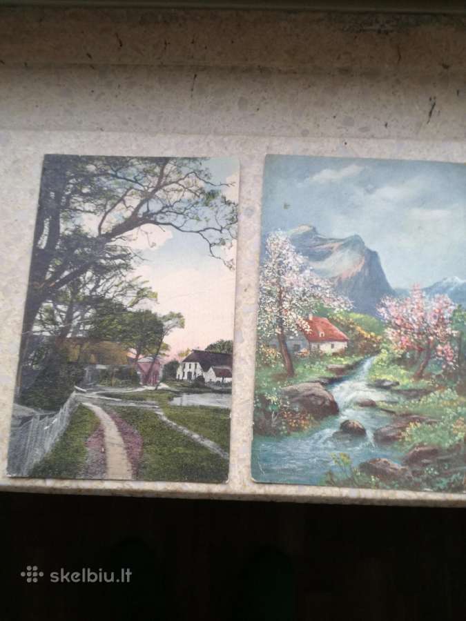 Senoviniai meniniai atvirukai - nuotraukos Nr. 7