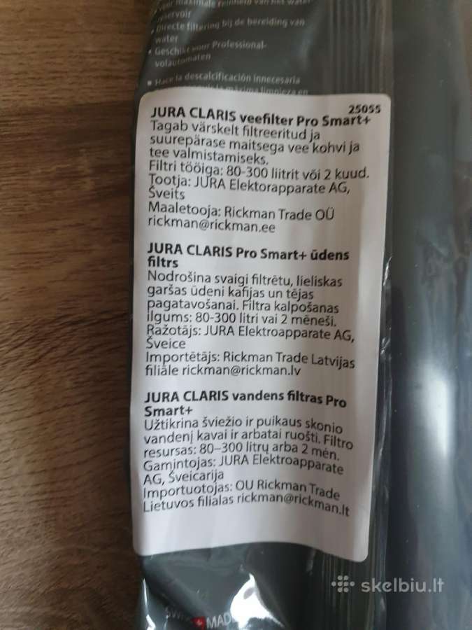 Jura vandens filtras Claris Prosmart+(25055/72819) - nuotraukos Nr. 4