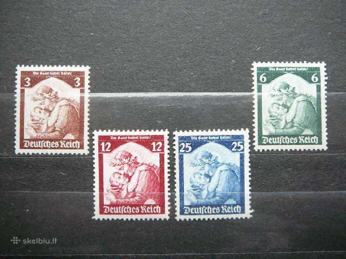 Motina su vaiku Vokietija 1935 vkt565/8sl