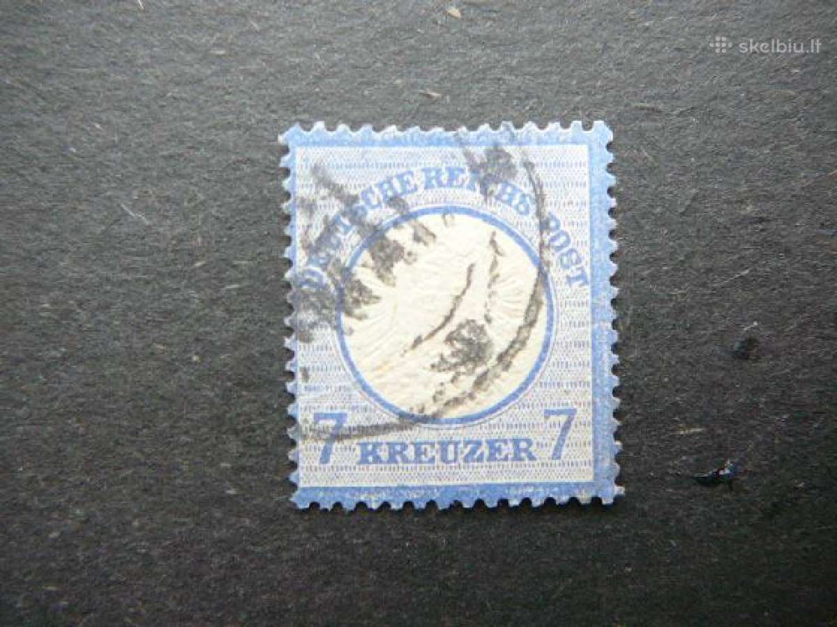 Standartai Vokietija 1872 7kr vkt26a