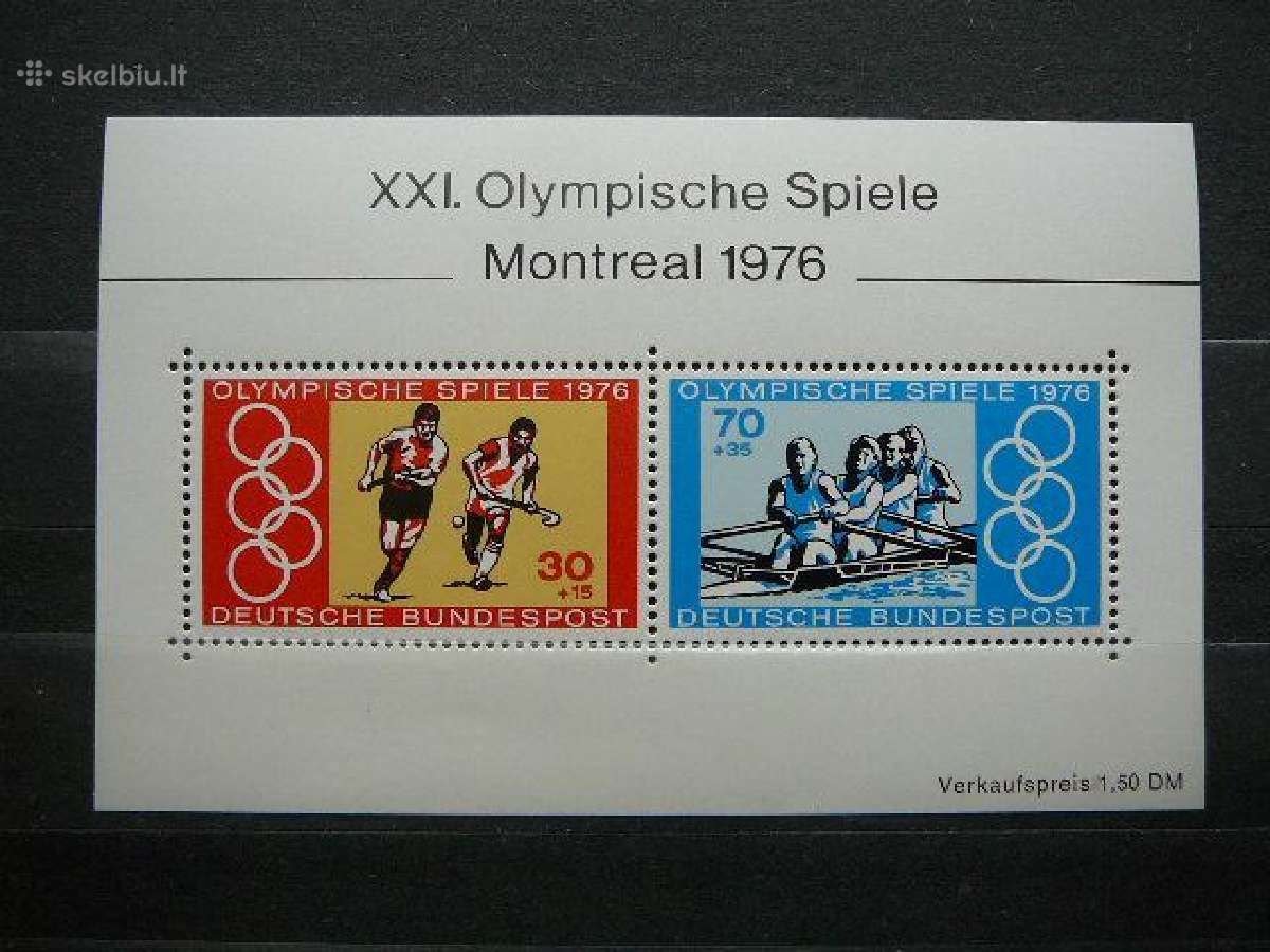 Olimpines vasaros Vokietija 1976 vb888/9s