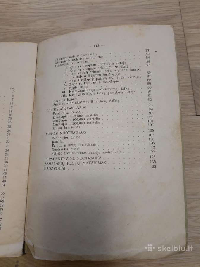 Knyga. Topografijos vadovėlis 1934 - nuotraukos Nr. 5