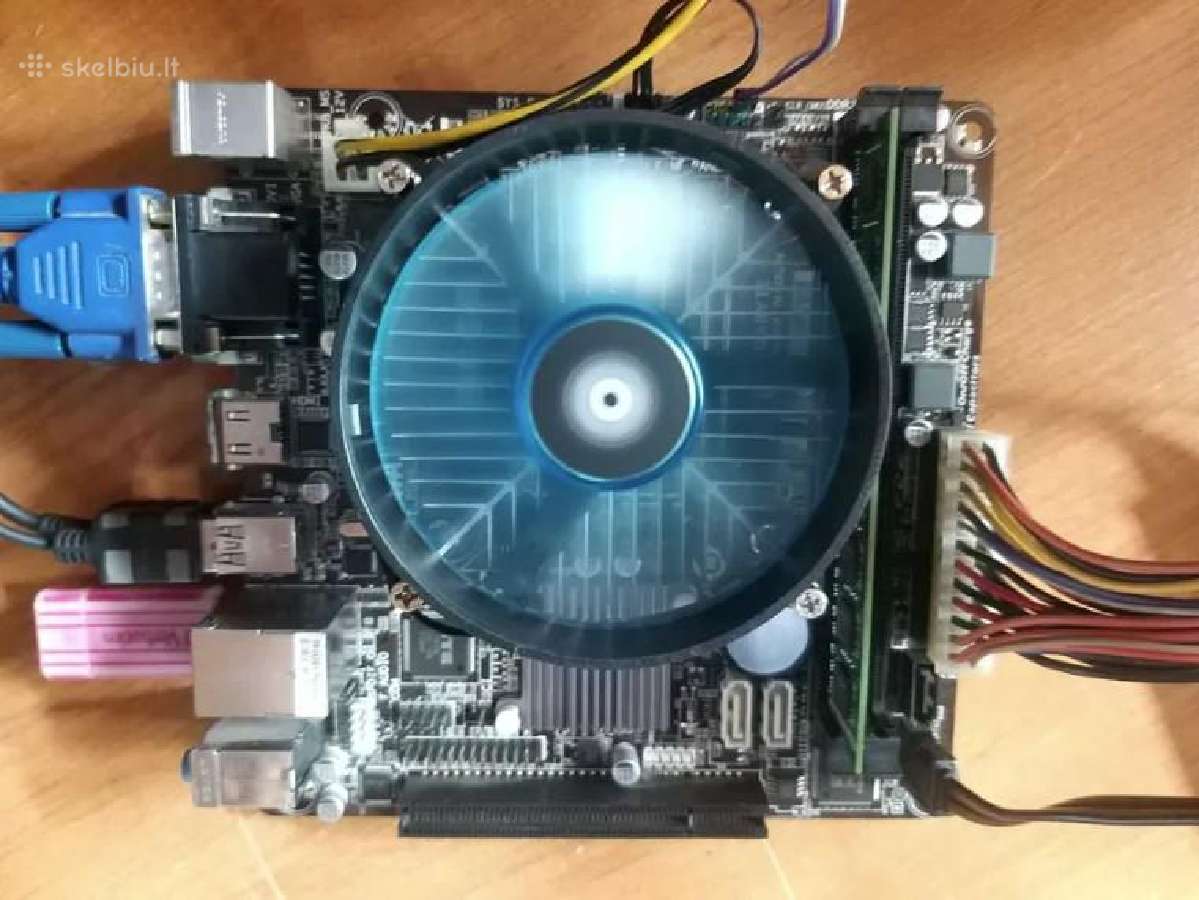 Mini Itx Lga1150 ga-h81n-d2h + Cpu + 4gb RAM - Skelbiu.lt